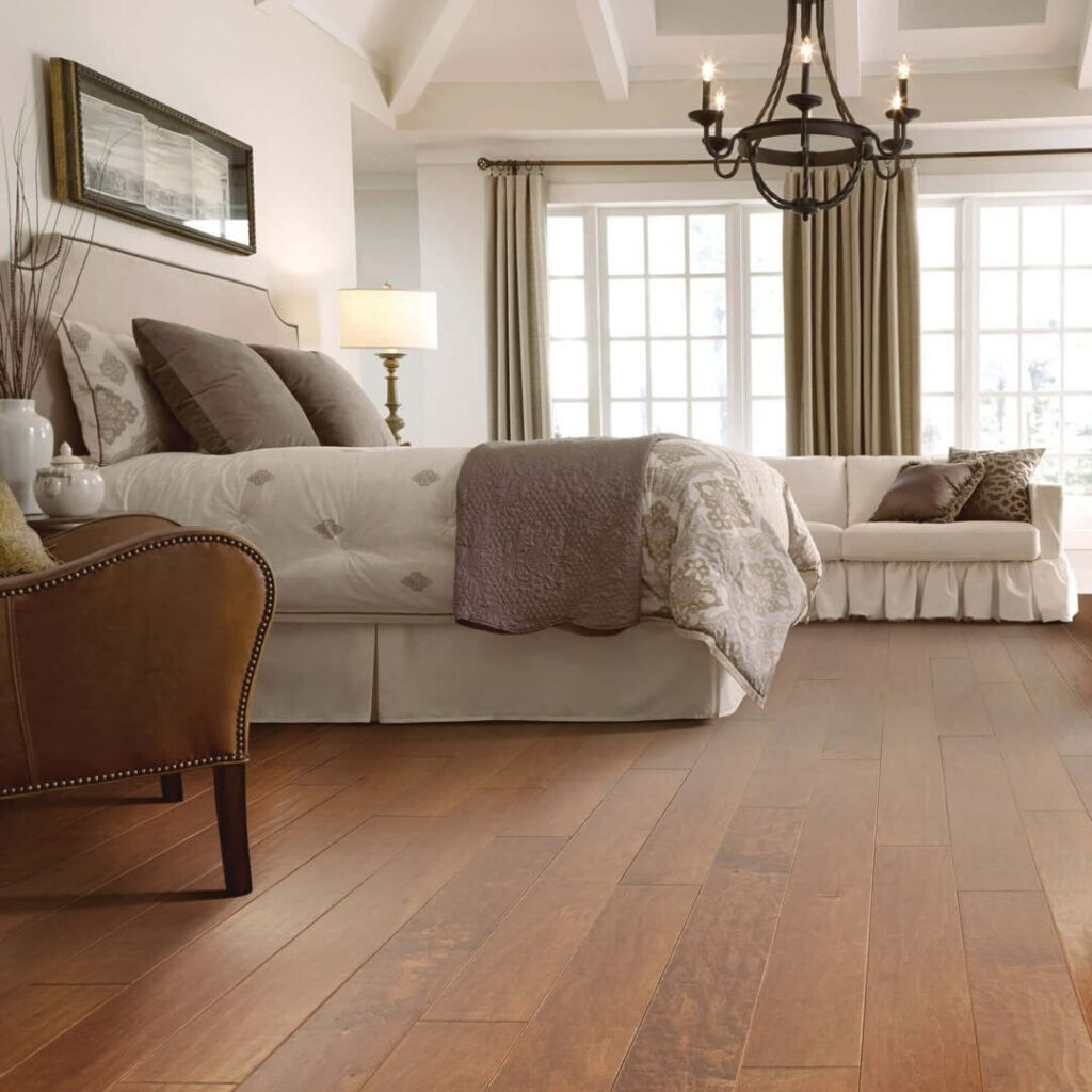 Bedroom hardwood | Chacon Flooring