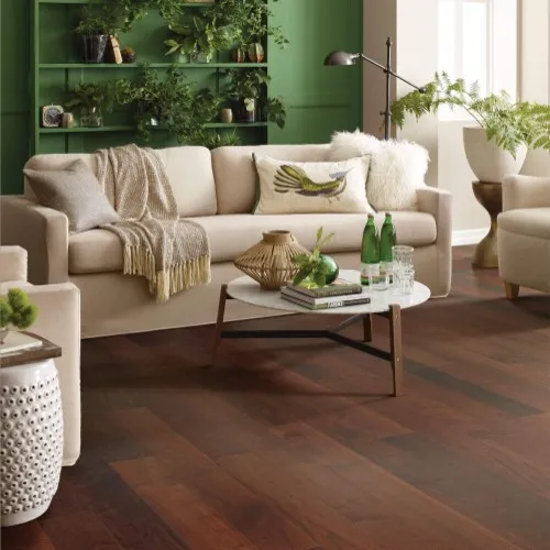 Living room hardwood | Chacon Flooring